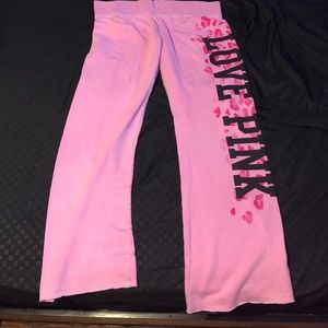 Baby pink sweat pants
